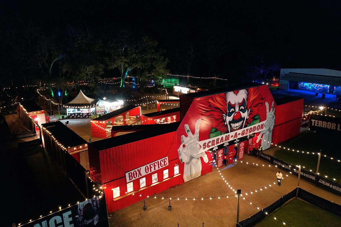 Scream-A-Geddon is a haunted house attraction in Pasco County's Dade City.