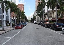 Palm Avenue is one of only two downtown streets that require paid parking. The other is Main Street.