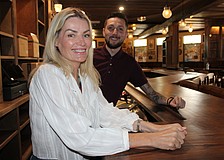 Co-owners Tory Delany and Kevin O'Hanlon say every aspect of Delany's Public House on Lakewood Main Street is genuine Irish.