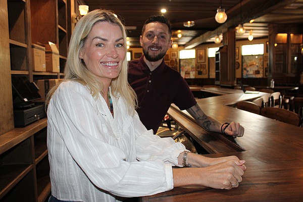 Co-owners Tory Delany and Kevin O'Hanlon say every aspect of Delany's Public House on Lakewood Main Street is genuine Irish.