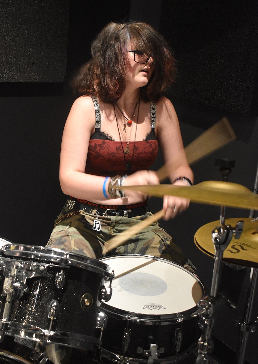 Lakewood Ranch's Ash Kohlmeyer, 13, says she is happy to be part of a community that comes together through music.