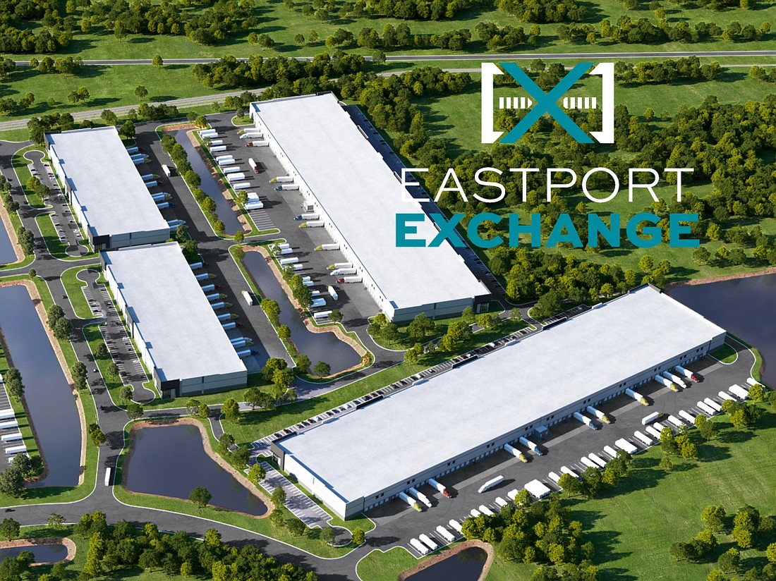Eastport Exchange, a logistics park along Eastport Road in North Jacksonville, is now home to two tenants, FY Logistics and USPly, as developer InLight Real Estate Partners continues build-out of the 136-acre site.