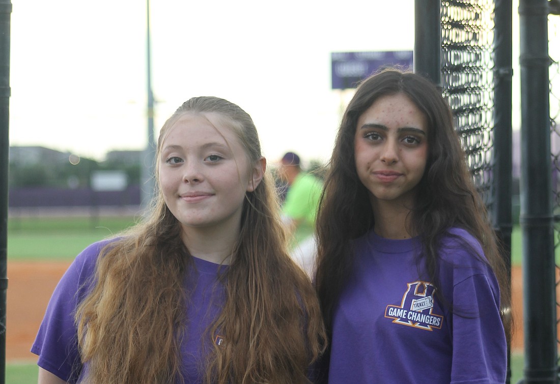 Game Changers’ president Providence Koss and vice president Julia Mendes have become more confident in themselves through the experiences they had volunteering with the Winter Garden Squeeze.