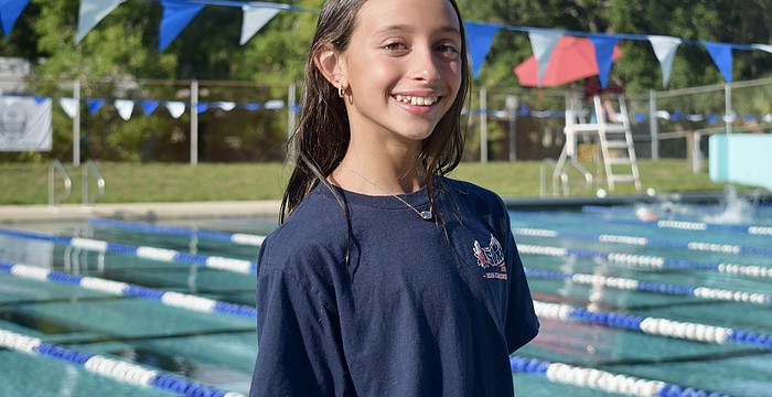 Swimming is a sport Izzy DiPasquale got into because of her older sister, Ava DiPasquale. She's now assembling a career of her own.