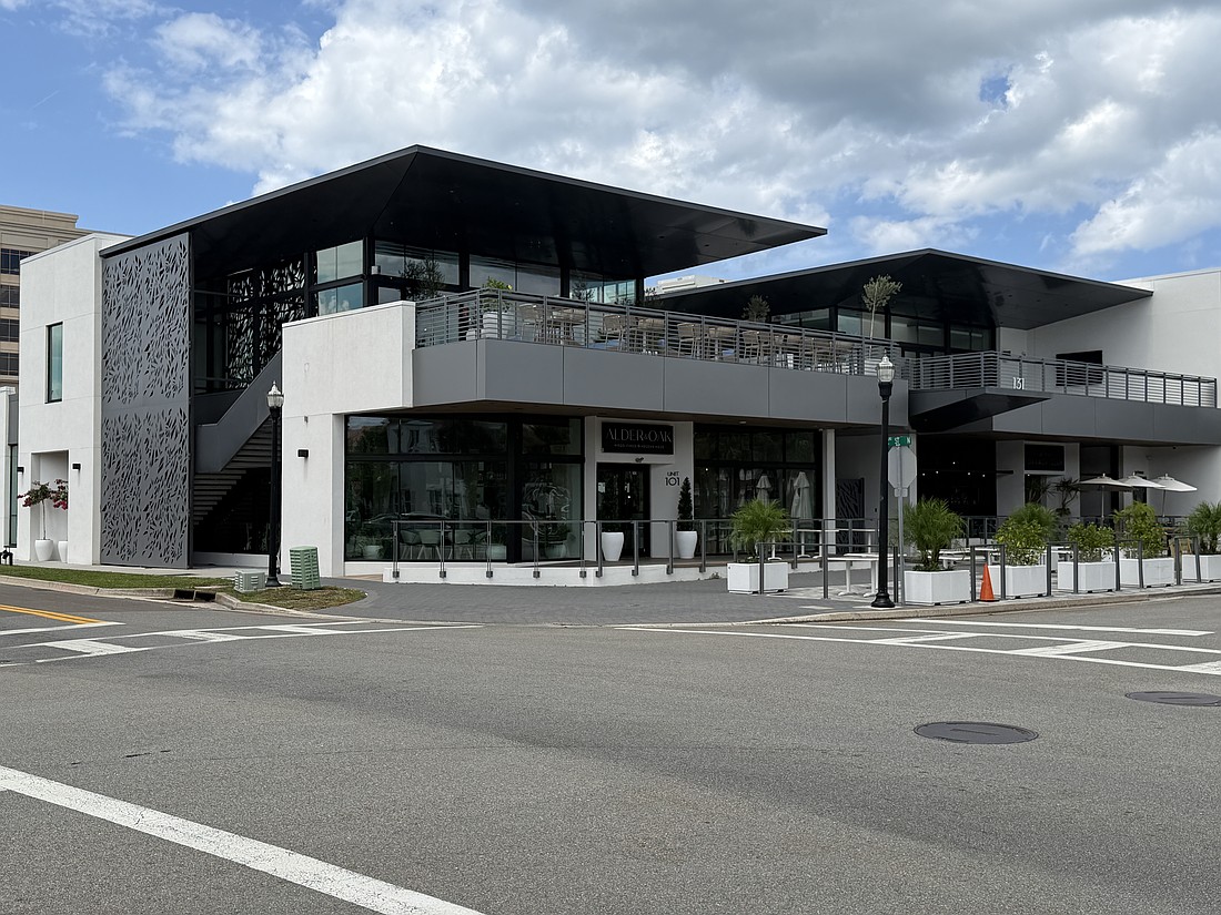 Alder & Oak, next to its sister restaurant Oaxaca Club at 131 First Ave. N. in Jacksonville Beach, opened July 15 in the former home of Jekyll Brewing. A friends and family event the night before drew more than 700 people.