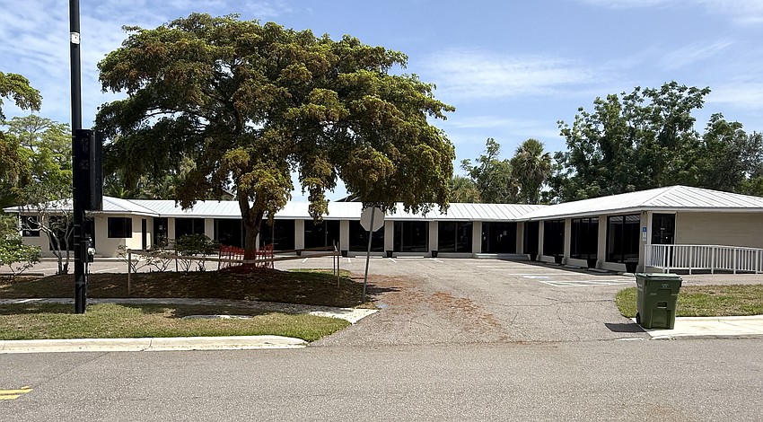 This building at the corner of North Tamiami Trail and 13th Street is proposed to be redeveloped as a mixed-use commercial and residential project. This building at the corner of North Tamiami Trail and 13th Street is proposed to be redeveloped as a mixed-use commercial and residential project.