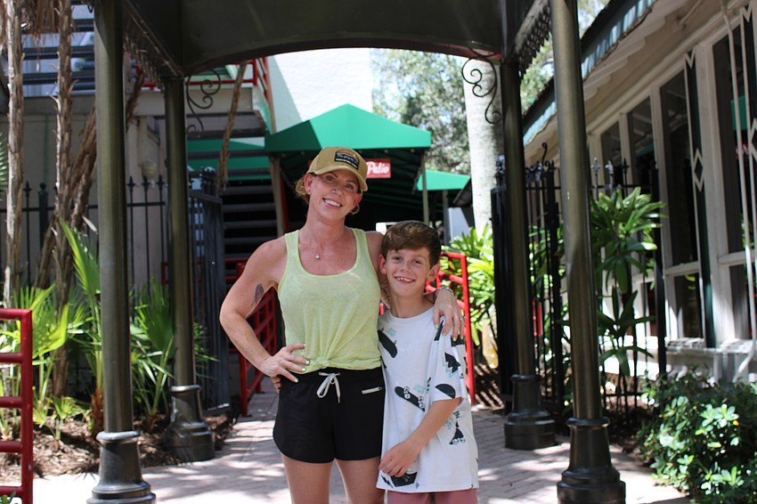 Rebecca and Sterling Saiger are all smiles for FST Summer Camp.