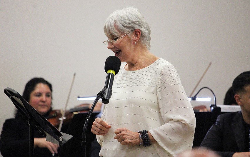 Cantorial soloist Kei Sulhi from Longboat Key's Temple Beth Israel joins performers from Strings Con Brio for a one-of-a-kind show on the island. She sang a medley of songs made famous in 