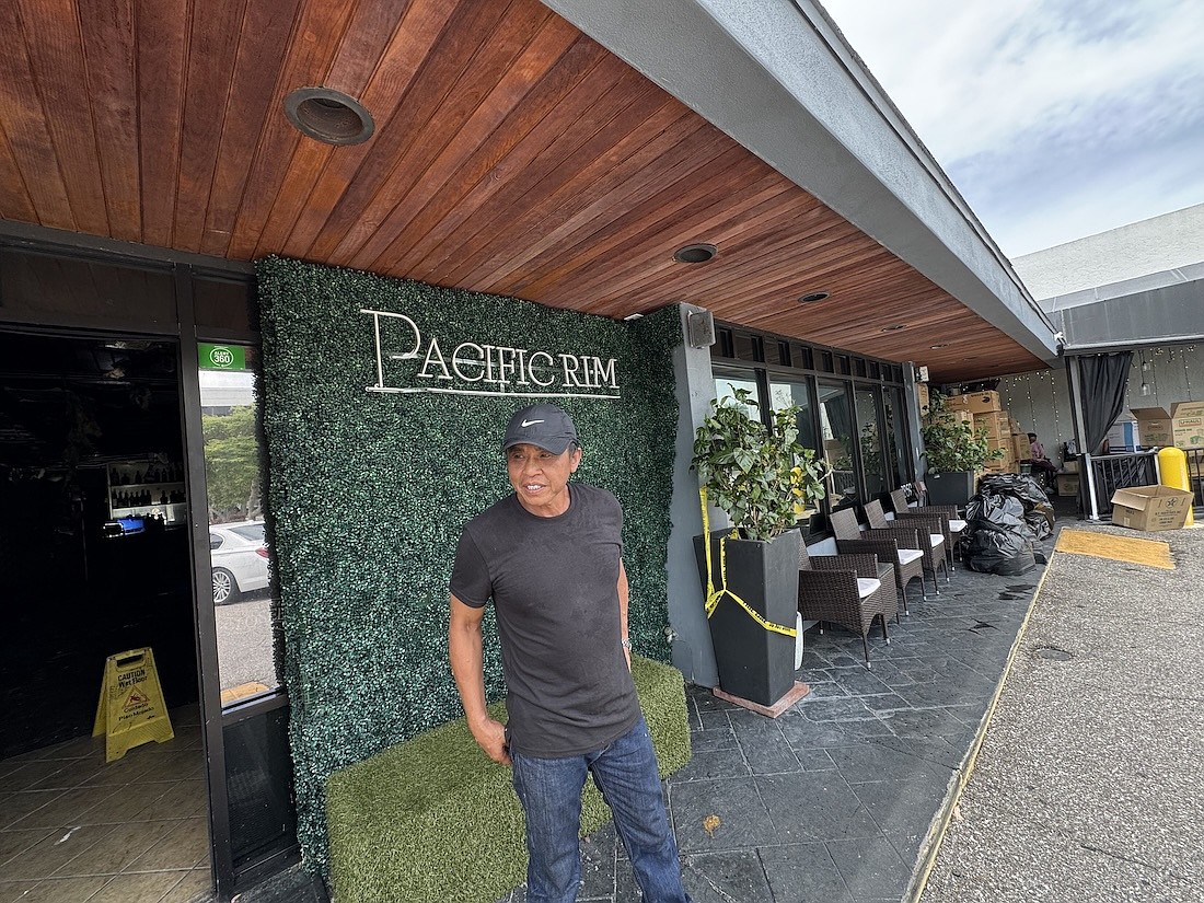 Pacific Rim owner Veth Senenoi says the restaurant will be closed until further notice following a July 18 electrical fire.