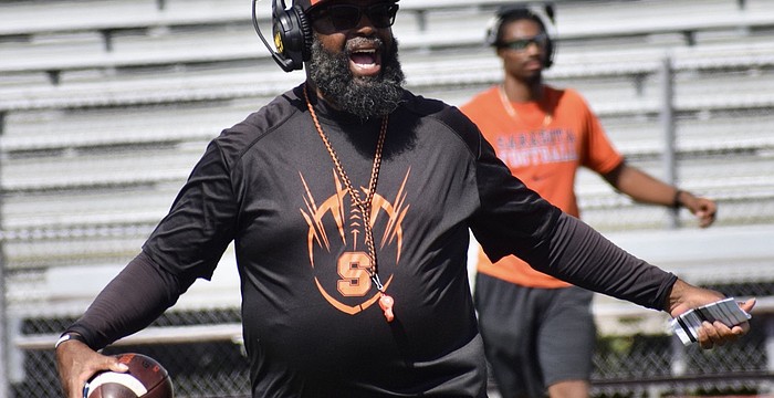 This fall will be Anthony "Amp" Campbell's third year as the Sarasota High football coach. He's still searching for his first winning season with the Sailors.
