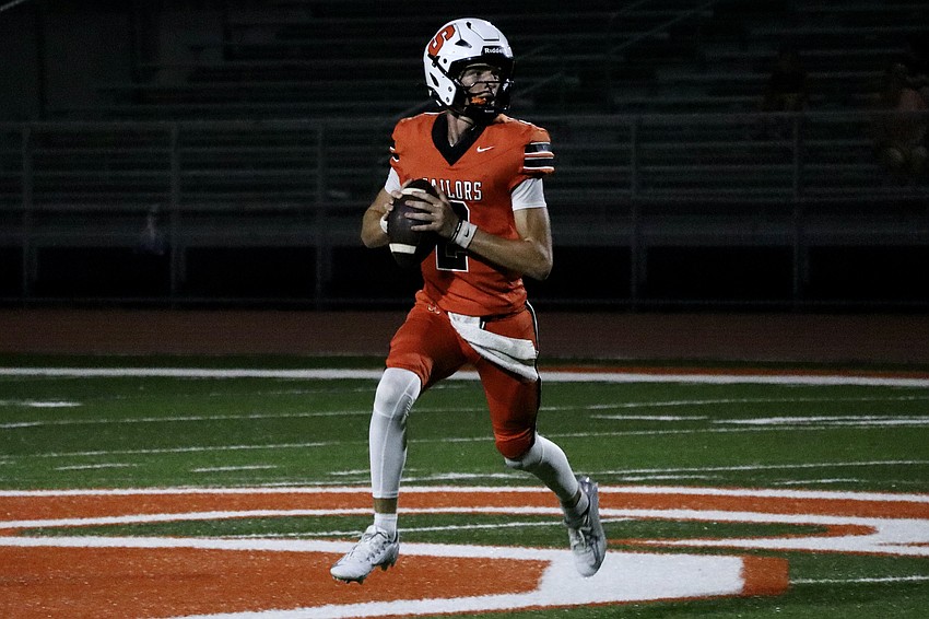 Hudson West holds 22 offers from NCAA Division I programs entering his junior season with the Sailors. This will be year three for him as the starter under center. Hudson West holds 22 offers from NCAA Division I programs entering his junior season with the Sailors. This will be year three for him as the starter under center.
