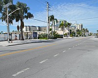 The City Commission moved ahead with an effort to bury utility lines on St. Armands and Lido keys, such as these along Benjamin Franklin Drive.