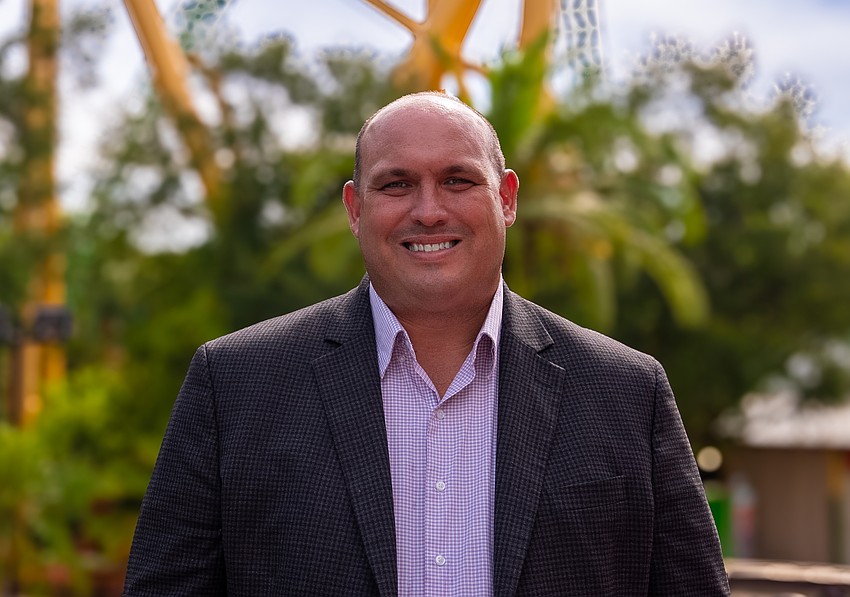Jon Vigue, who was recently named president of Busch Gardens Tampa Bay, has been working at theme parks since his teens.