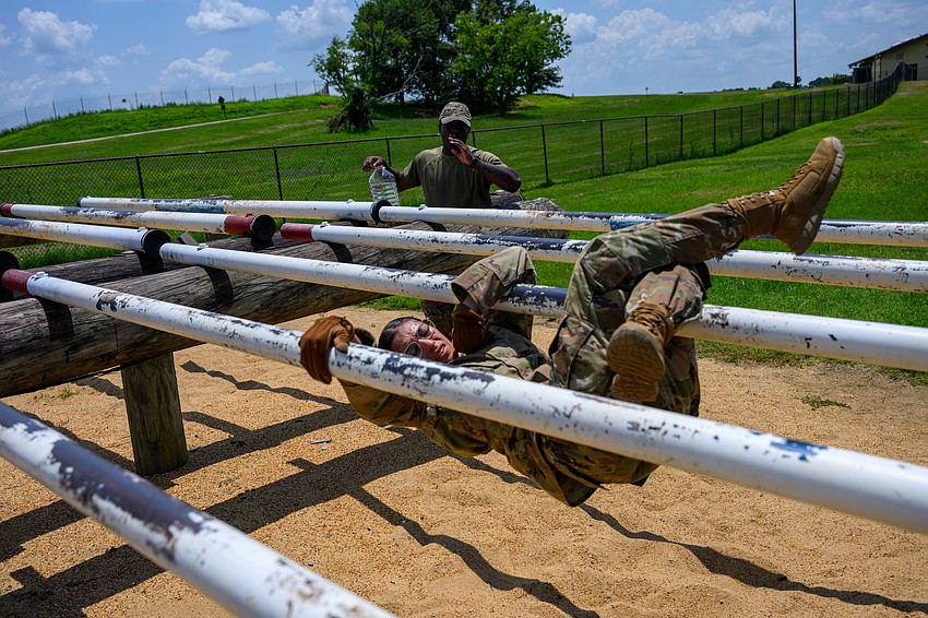 Radhika Vatsa tested her physical strength during the five-week OTS' Chiefs Warrior Challenge.