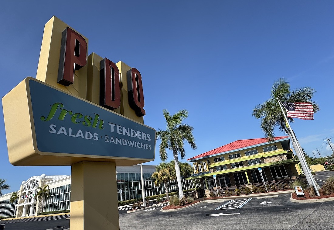 PDQ at 5164 S. Tamiami Trail spans more than 4,400 square feet. In addition to a sit-down restaurant, the property has a drive-thru.