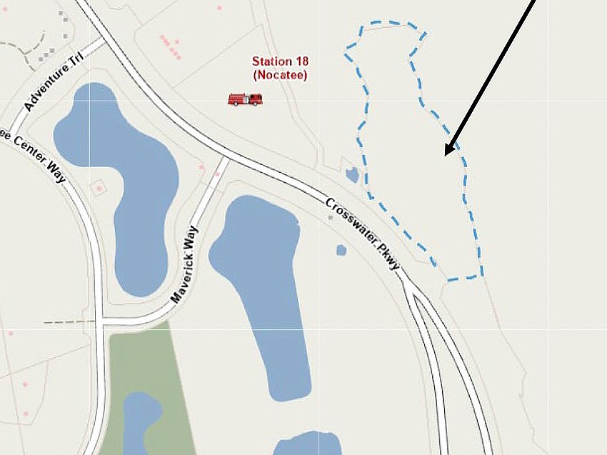 The Turner Ace Hardware in Nocatee is planned at 1245 Crosswater Parkway about 0.5 mile east of Nocatee Splash Water Park and near St. Johns County Fire Rescue Station No. 18.