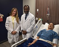 Dr. Abigail Dawes is a resident physician in the internal medicine program, and Dr. Michael Schandorf-Lartey is program director, at HCA Florida Sarasota Doctors Hospital.