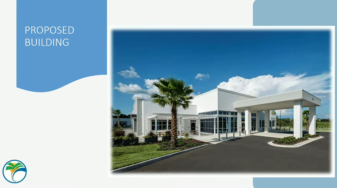 Rendering of the proposed 36-bed ClearSky Health rehabilitation hospital planned for Palm Coast. Courtesy image/City of Palm Coast