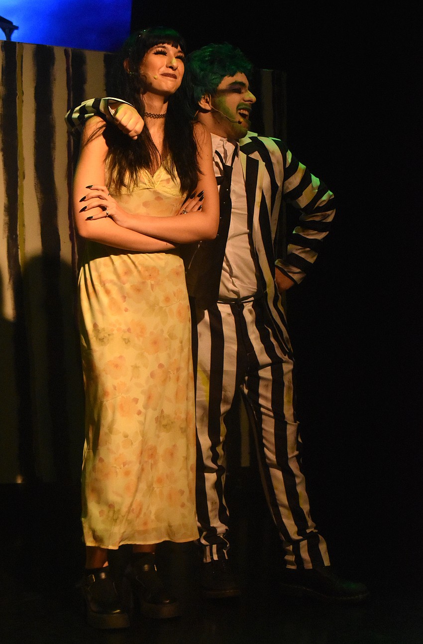 Lara Zoppe and Henry Mills both attend Booker High School and are glad to share the stage together in the Ovation School of Musical Theatre's production of 
