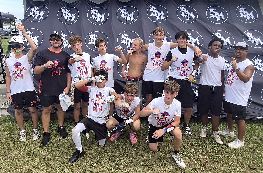 The GOVA Gang 13U flag football team won the Selfmade Summer Showdown 5-on-5 flag football tournament in Belleview. Courtesy photo