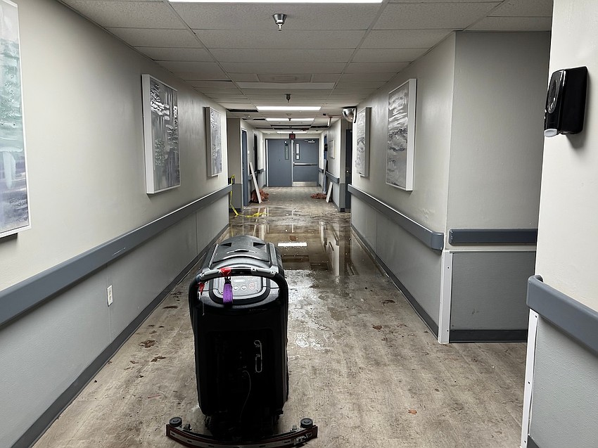 Electrical, air conditioning and fire protection systems at the assisted living facility were damaged, according to local officials.