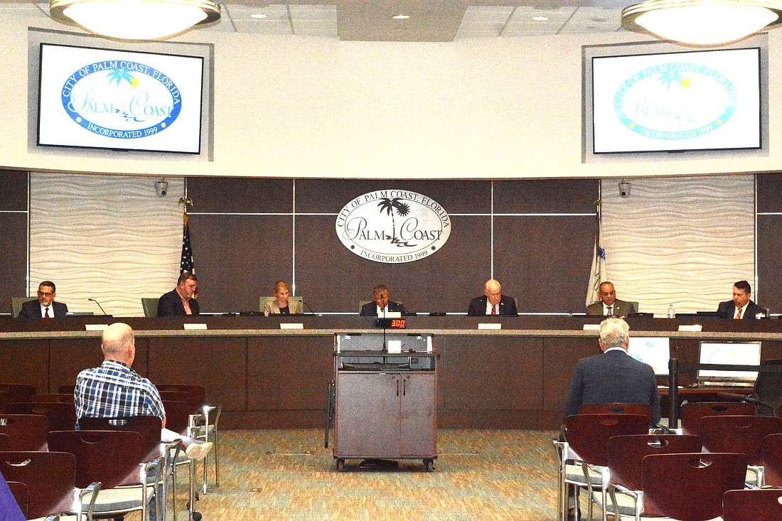 Palm Coast City Council. File photo by Rich Carroll.