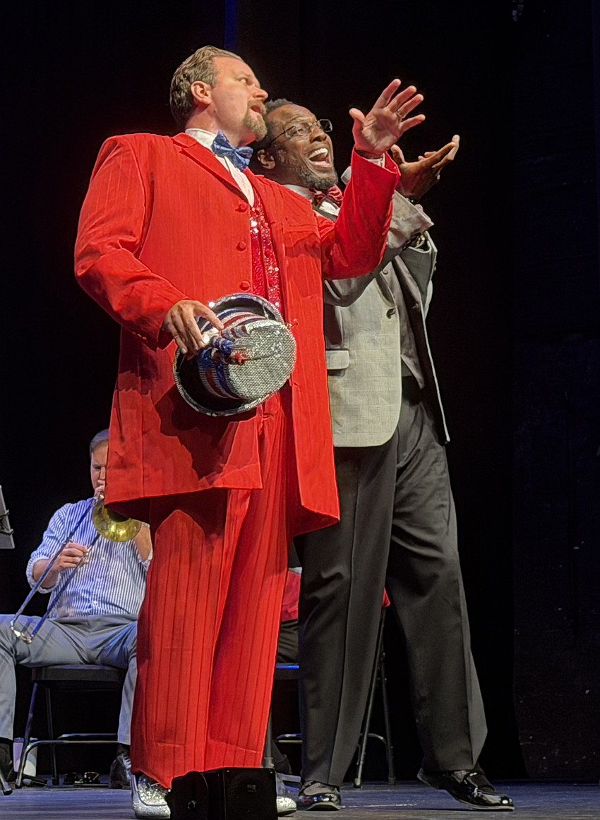 Audiences were treated to two Grammy Award winners — Gabriel Preisser and Dr. Jeffery Redding — singing in perfect harmony. Audiences were treated to two Grammy Award winners — Gabriel Preisser and Dr. Jeffery Redding — singing in perfect harmony.