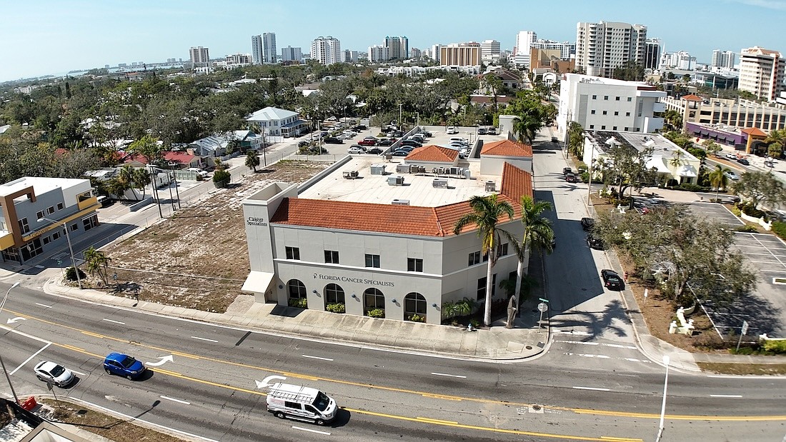 The property at 1970 Golf St. contains a 19,500-square-foot building and two-story parking garage.