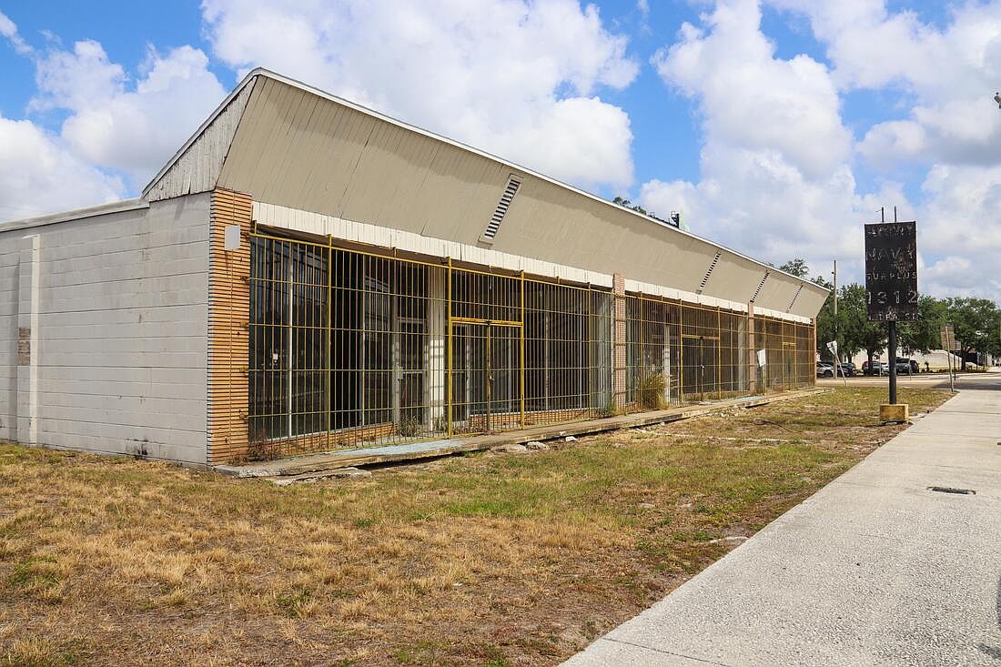 The former Army/Navy Surplus site, located between North Tampa Street and East Ashley Drive.