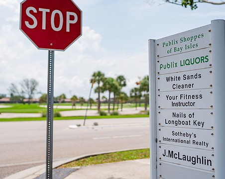 The businesses in the Shoppes of Bay Isles commercial complex are the destination of a majority of drivers who use Bay Isles Parkway, according to an engineering study commissioned by the Bay Isles Association.