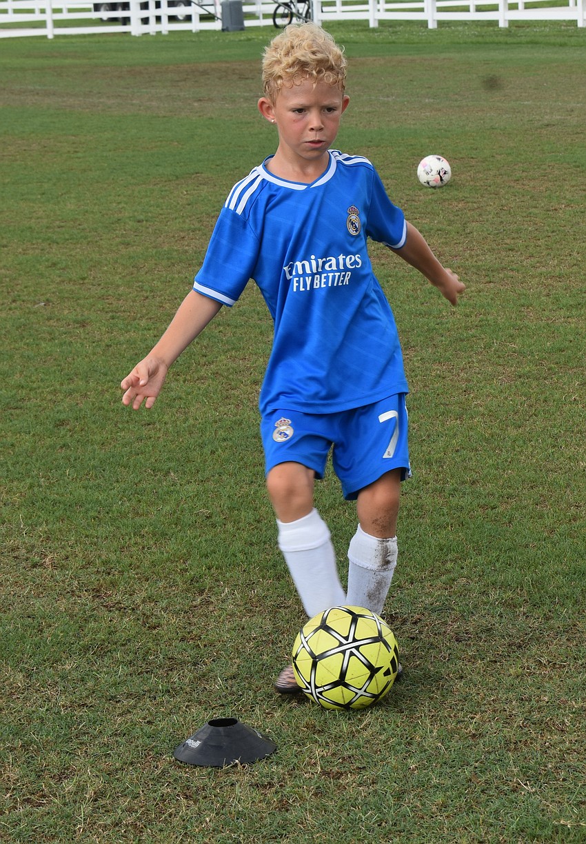 Palmer Ranch's Liam Young says soccer is his favorite thing in the whole world, after his mom.