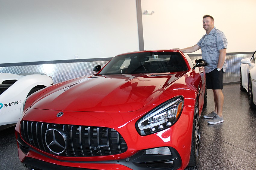 Jeremy Keller says the 2020 Mercedes AMG GT convertible has tons of horsepower and will be a favorite of Prestige Auto Experiences club members.