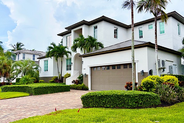 The home at 548 Hornblower Lane sold for $4.5 million. Built in 2015, it has four bedrooms, four-and-two-half baths, a pool and 3,976 square feet of living area.