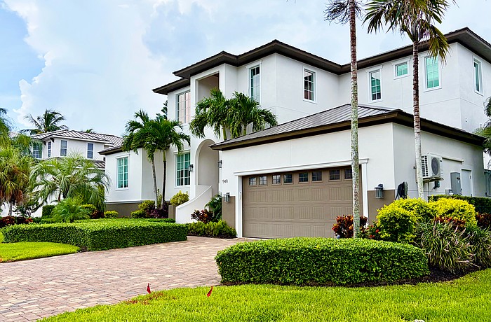 The home at 548 Hornblower Lane sold for $4.5 million. Built in 2015, it has four bedrooms, four-and-two-half baths, a pool and 3,976 square feet of living area.