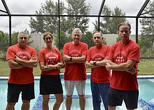 Harold Kobakof, Luzette Socash, Greg Dunbar, Howard Sosnik and Jim Toolen are not done fighting the high-density project slated to be built adjacent to their Lakewood Ranch neighborhood.