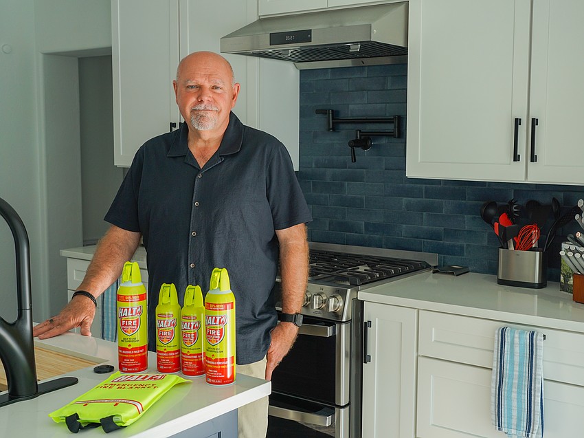 Longboat Key resident Robert Schiederer is the co-founder of Halt!, a fire suppressant company that is making a push to provide foam to fire departments statewide and beyond.
