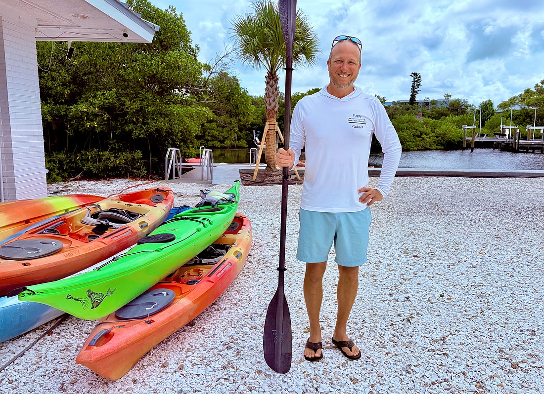 Shane Catts, who started Happy Paddler Kayak Tours & Ecoventures with his wife, Holly Rolls, said the Longboat Key-based business has been proud to be part of so many families' favorite times vacationing and living on the island in the nearly 10 years it has been open on the north end.