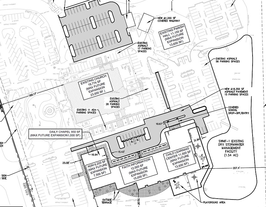Our Lady Star of the Sea Catholic Church of Ponte Vedra Beach plans to demolish its aging youth center, educational center and rectory to construct a unified facility housing a child learning center, faith-based programs, administrative offices and a daily chapel. Our Lady Star of the Sea Catholic Church of Ponte Vedra Beach plans to demolish its aging youth center, educational center and rectory to construct a unified facility housing a child learning center, faith-based programs, administrative offices and a daily chapel.
