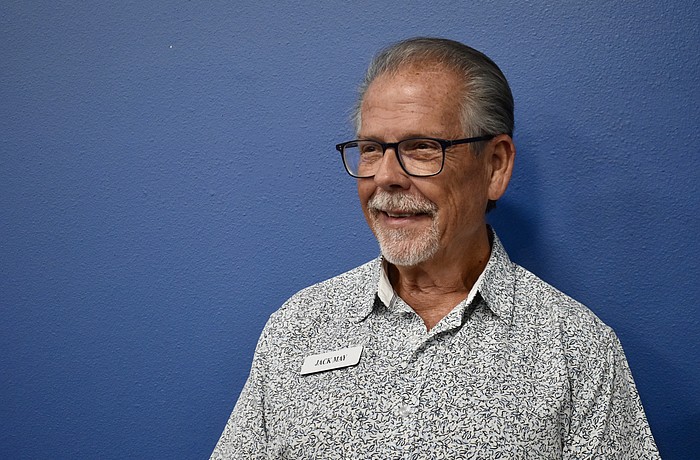 District 3's Jack May is a write-in candidate in the District 1 commission race.