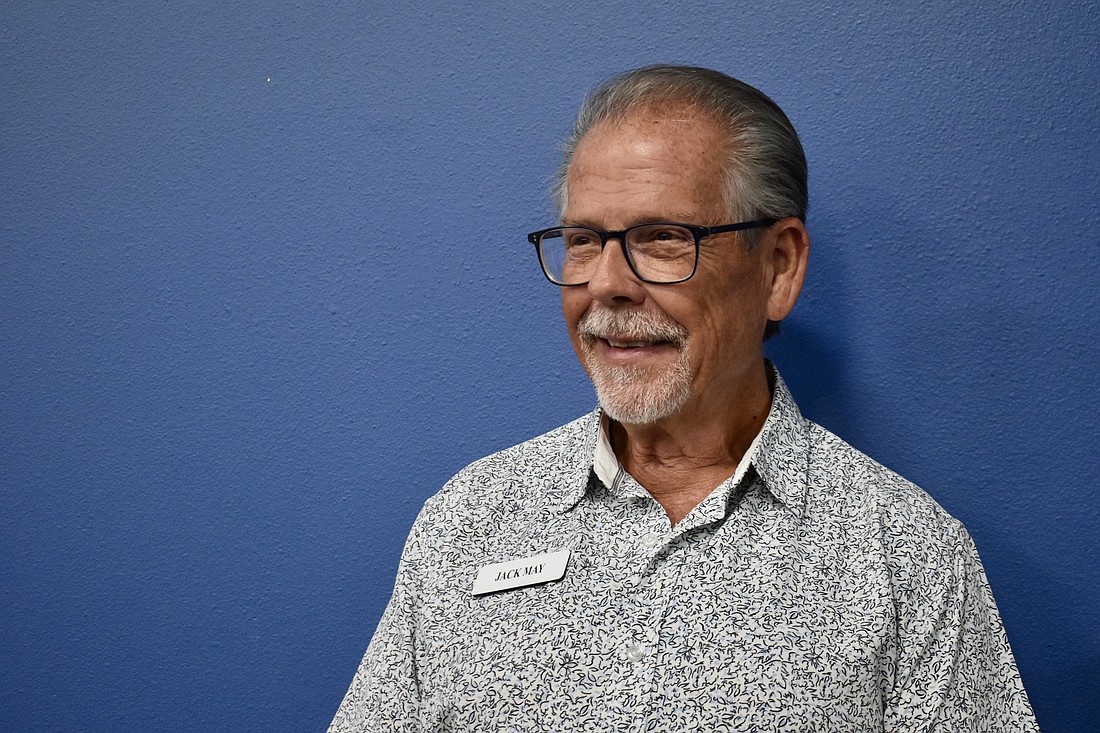 District 3's Jack May is a write-in candidate in the District 1 commission race.