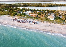 The Hermitage Artist Retreat programming includes free sunset concerts on the beach at its Manasota Key campus.