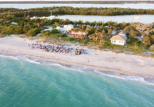 The Hermitage Artist Retreat programming includes free sunset concerts on the beach at its Manasota Key campus.