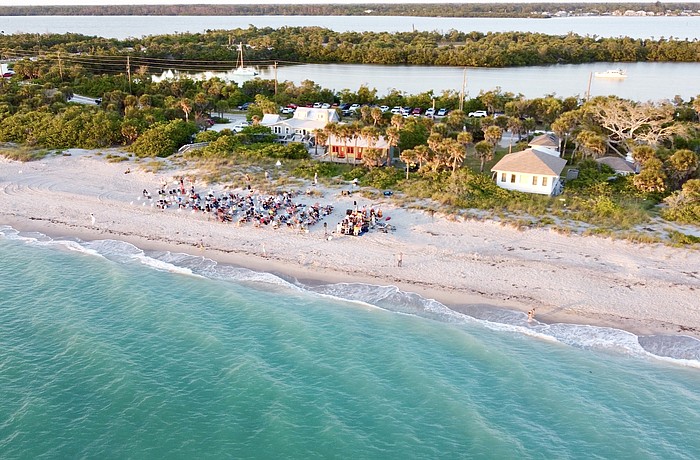 The Hermitage Artist Retreat programming includes free sunset concerts on the beach at its Manasota Key campus.