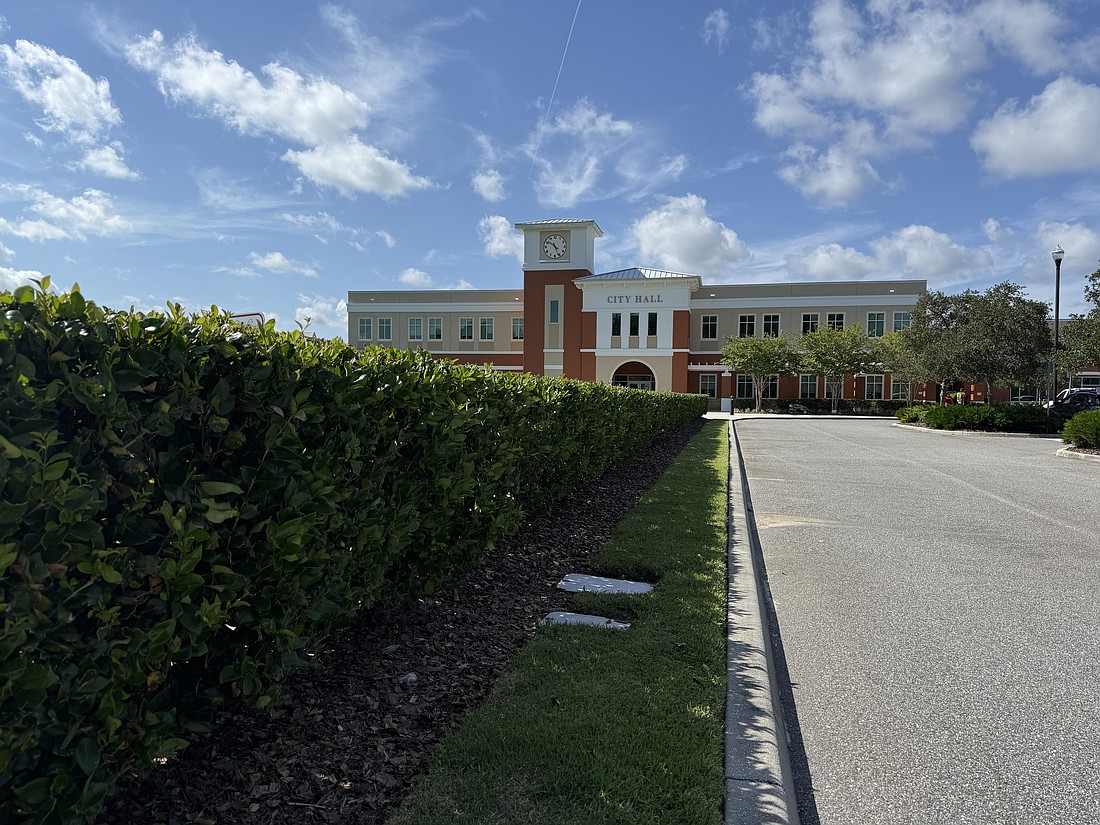 Palm Coast City Hall, where officials announced the elimination of six positions as part of an organizational restructuring tied to the city's fiscal year 2027 budget planning. Photo by Brian McMillan