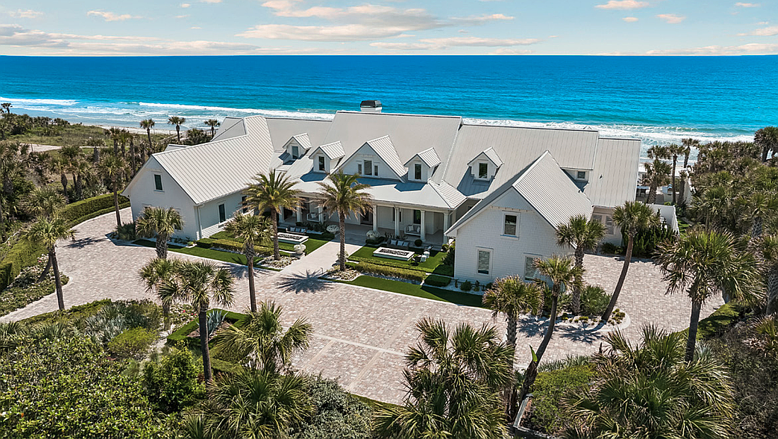 The five-bedroom, 8,563-square-foot home is at 1039 Ponte Vedra Blvd.