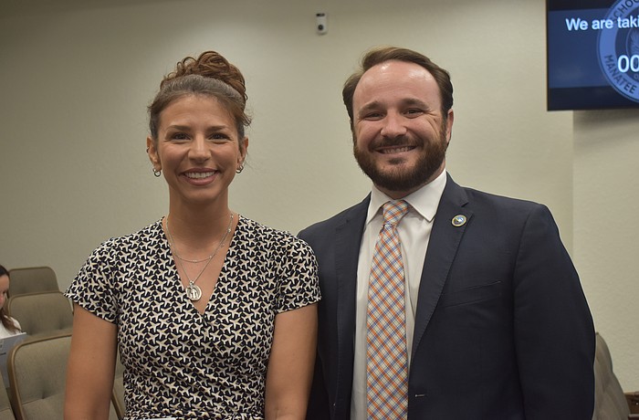 Commissioner Amanda Ballard and Government Relations Manager Brent Anderson are eager to work with Manatee County students to close the gaps between local, state and national government through the new Model Manatee program.