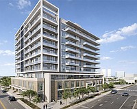 A rendering by DSDG Architects of the planned 1776 Ringling Condominium at the corner of Ringling Boulevard and South Osprey Avenue.