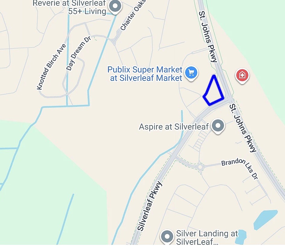 About 16,200 square feet of commercial space is planned across two buildings at the Publix-anchored SilverLeaf Market in St. Johns County.