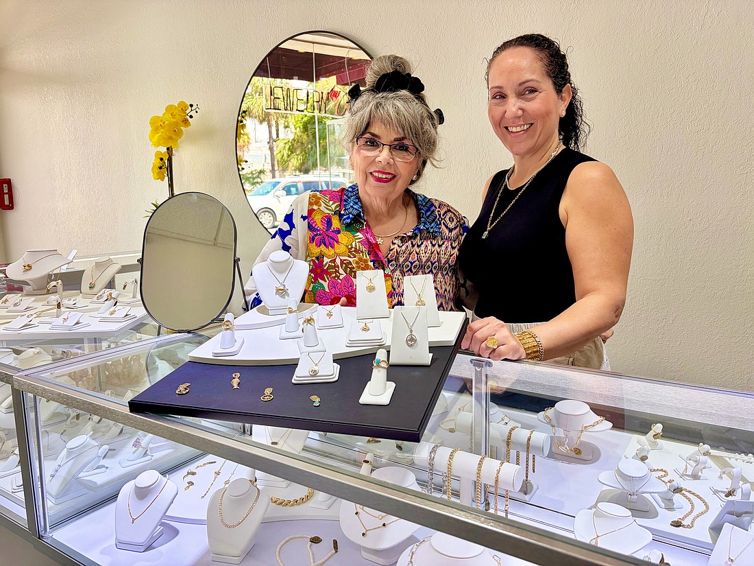 Mia Eylon, right, recently took the helm at the newly renamed St. Armands Jewelers. With input from Diane DelloRusso, manager of Jewelry by Cole, and other experts, the new shop hasn't skipped a beat in serving patrons on Boulevard of the Presidents.