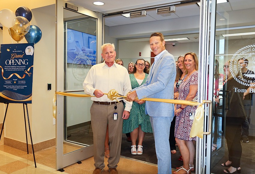 FLAGLER COUNTY CLERK OF COURT & COMPTROLLER’S OFFICE CELEBRATES EXPANSION OF CENTRAL CASHIERING